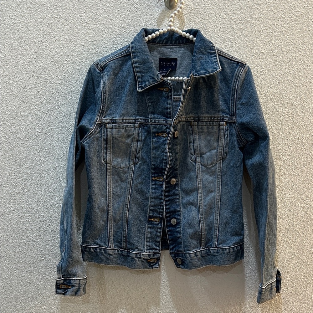 Y2K The Limited Retro Denim Jacket Size Small